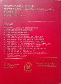 Image of Himpunan Peraturan Perundang-Undangan Pertanahan dan PPAT, Kehutanan - Lingkungan Hidup & Amdal Tahun 2008-2009 Jilid 7