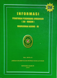 Image of Informasi Peraturan Perundang-Undangan (JDI-HUKUM) Mahkamah Agung-RI