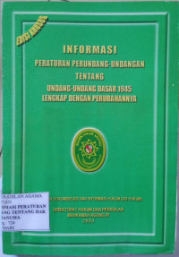 Image of Informasi Peraturan Perundang-Undangan Tentang Undang-Undang Dasar 1945 Lengkap Dengan Perubahannya Jaringan Dokumentasi dan Informasi Hukum (JDI HUKUM)