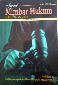 Image of JURNAL MIMBAR HUKUM DAN PERADILAN : Edisi No. 72, 2010